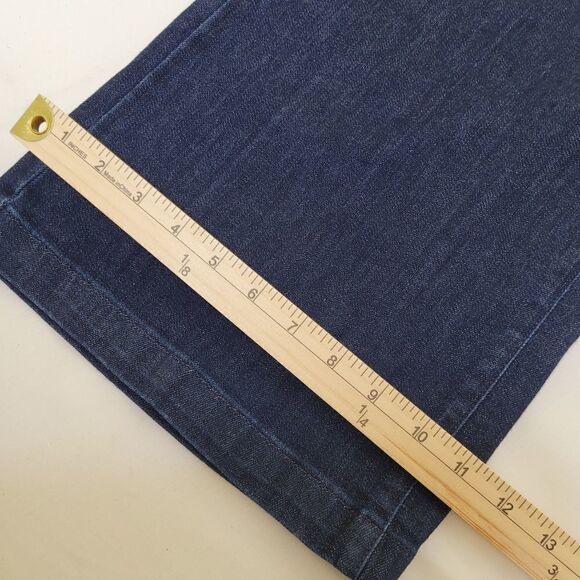 NEW 16 WIDE LEG LIZ CLAIRBORNE DARK WASH MID RISE TROUSERS JEANS 1X NWT - Picture 2 of 13